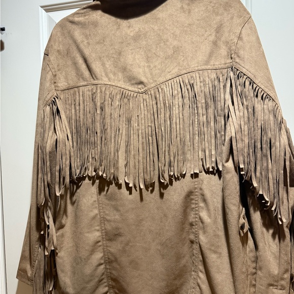 We The Free Brown Fringe Utility Jacket - Picture 4 of 5